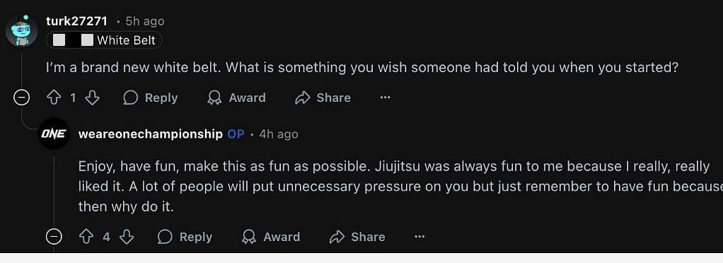 Reddit message